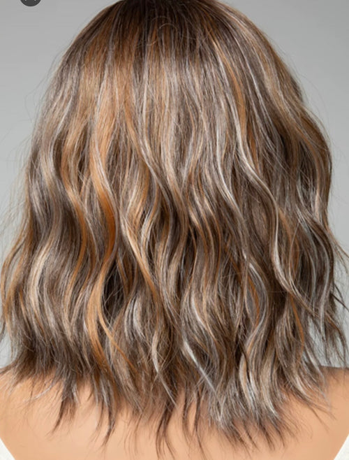 Aspen Frost - Side Part extended Monofilament wig!