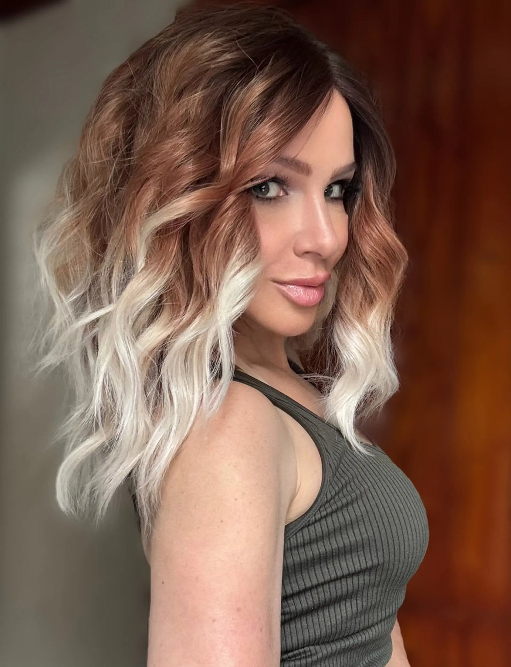 Italian Caffe’ Cap Size Martini Wigs