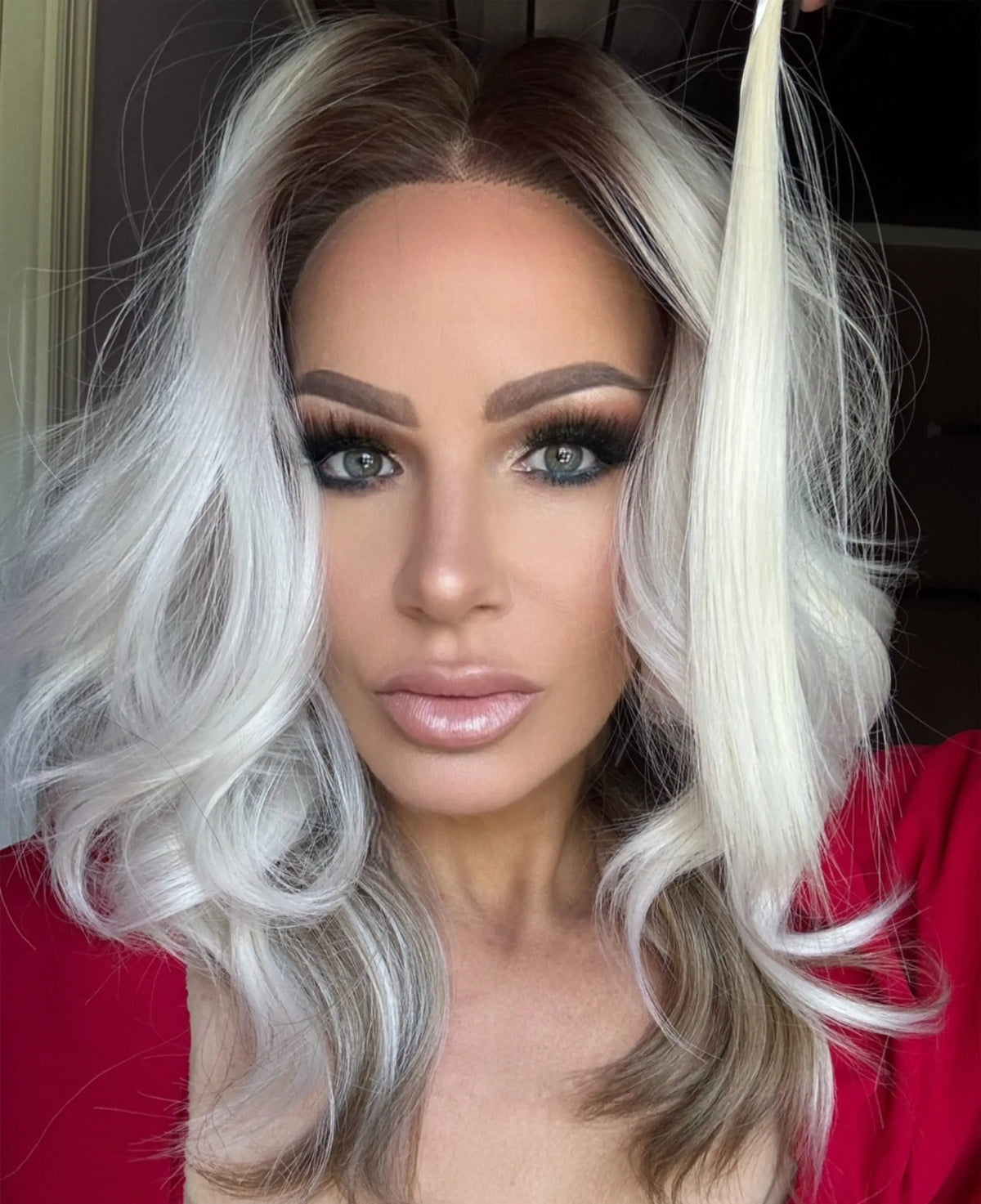 Evie Synthetic Glueless Lace Front Wig Petite only Martini Wigs