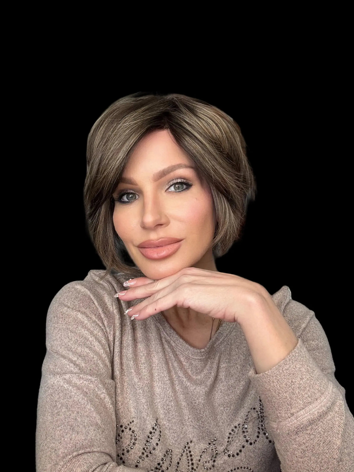 Carmi - Synthetic Lace-Front Glue-Free Wig Martini Wigs
