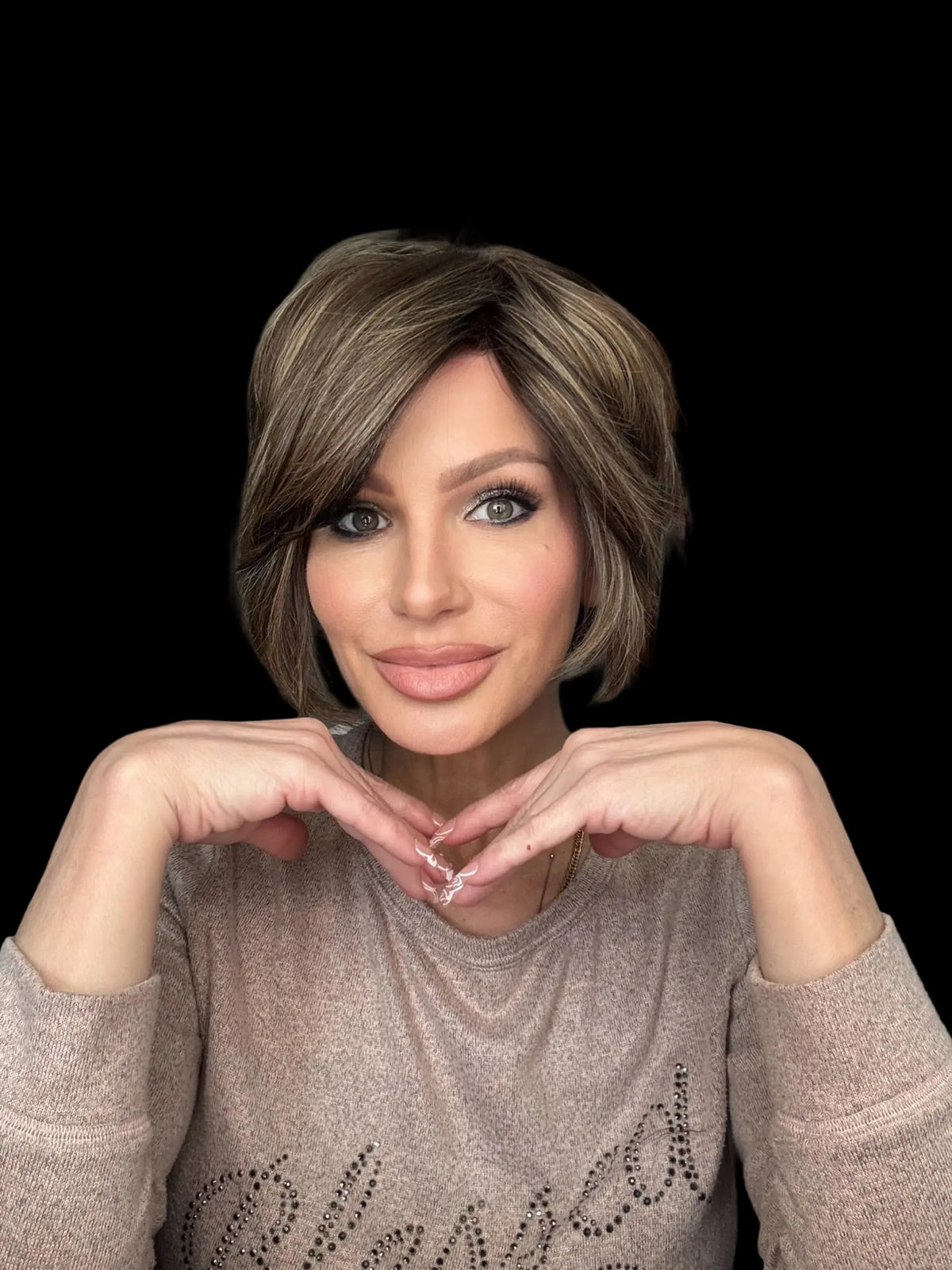 Carmi - Synthetic Lace-Front Glue-Free Wig Martini Wigs