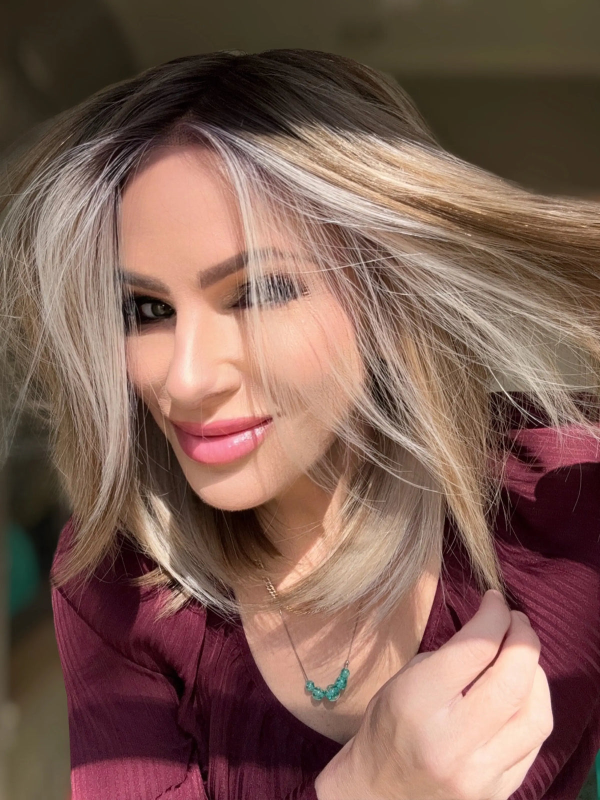 Karen Synthetic lace-front glue-less wig Martini Wigs
