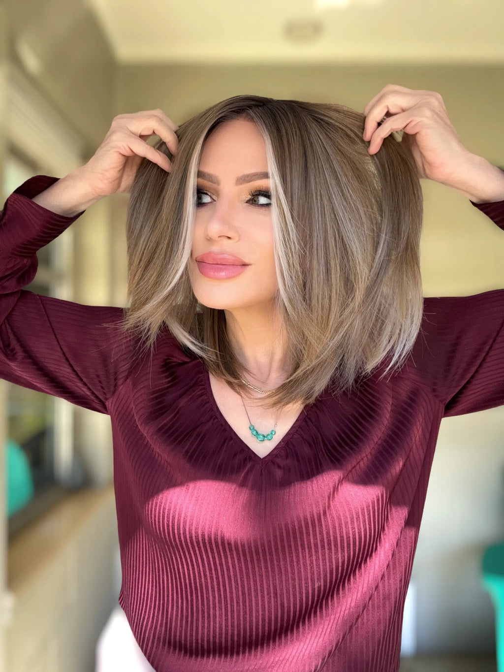 Karen Synthetic lace-front glue-less wig Martini Wigs