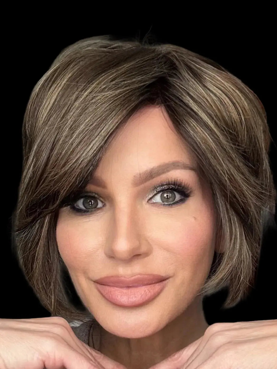 Carmi - Synthetic Lace-Front Glue-Free Wig Martini Wigs