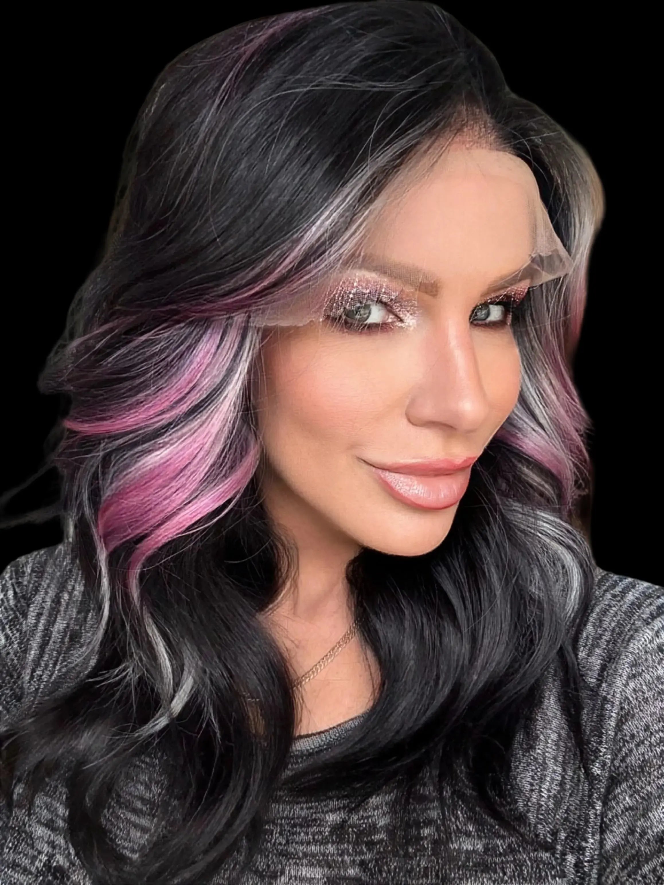 Black Swan Ready to Ship Synthetic Lace-Front Glueless Wig Martini Wigs