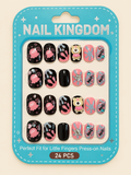 Pink & Black Playtime Press-On Nails
