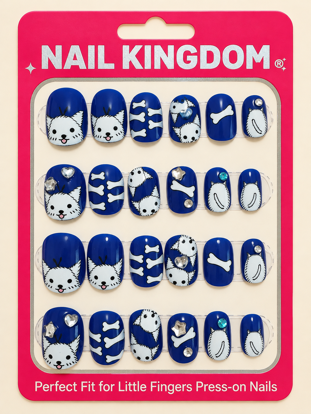 Midnight Paws Press-On Nails