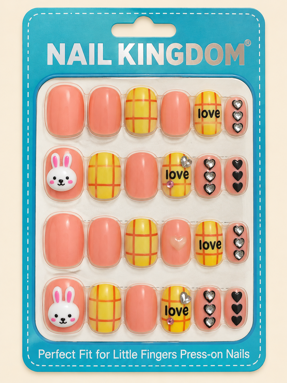Peach Picnic Press-On Nails